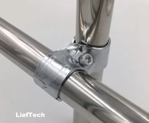 ISO9001 Chrome Plated Pipe Fittings Joint  2 Pipe Mounting Bracket