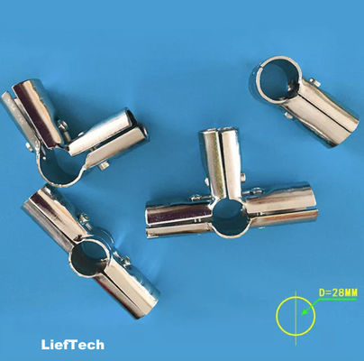 Modular Structure Chrome Waste Pipe Fittings For Storage Rack