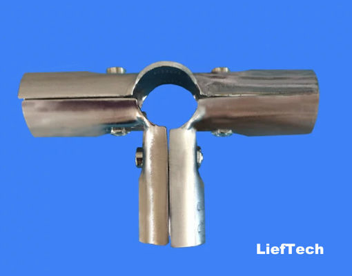 T Shape Vertical Chrome Tubing And Fittings Joint Connector
