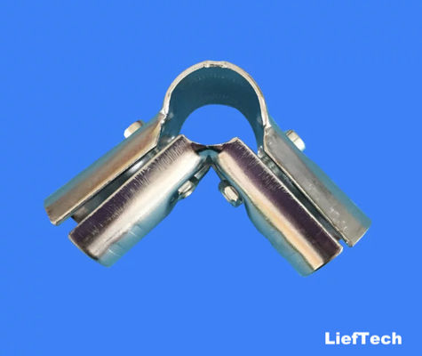 90 degree Chrome Plated Pipe Connectors High Corrosion Resistance
