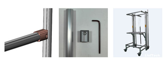 Diameter 43mm Standard Size Aluminium Alloy Pipe Tube For Karakuri System