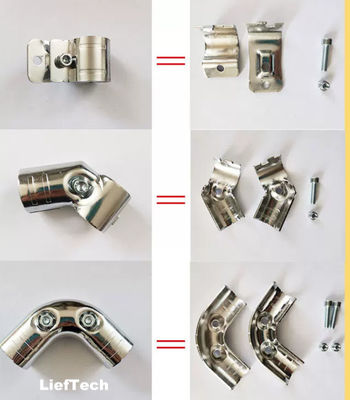 Flexible Chrome Plated Pipe Connectors Chrome Pipe Elbow 90 Degree