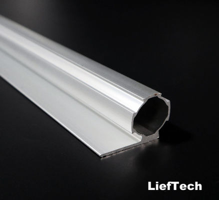 Anozied Aluminium Alloy Pipe L Shape Retain Edge Standard Length 4000mm