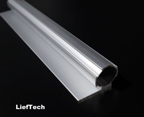 Anozied Aluminium Alloy Pipe L Shape Retain Edge Standard Length 4000mm
