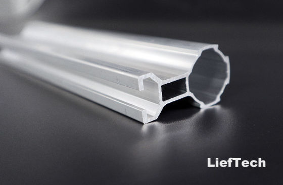 T shape groove Aluminium Alloy Pipe Grooved Aluminum Pipe OD 28mm