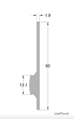Aluminum Profile Pipe with retain edge screwdriver assembly