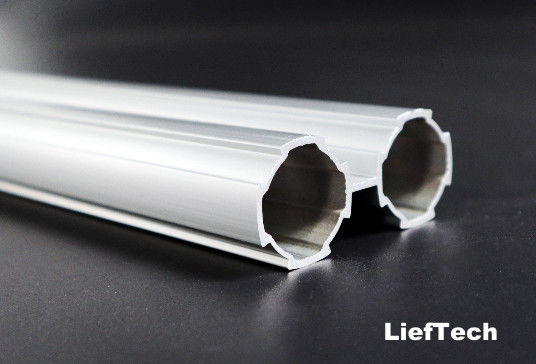 6063-T5 Alloy Aluminum Lean Pipe Double Connection Easy assembly