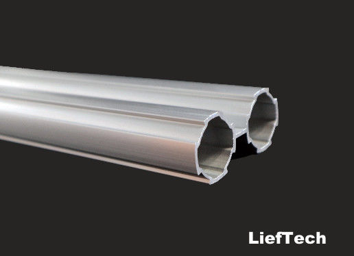 6063-T5 Alloy Aluminum Lean Pipe Double Connection Easy assembly