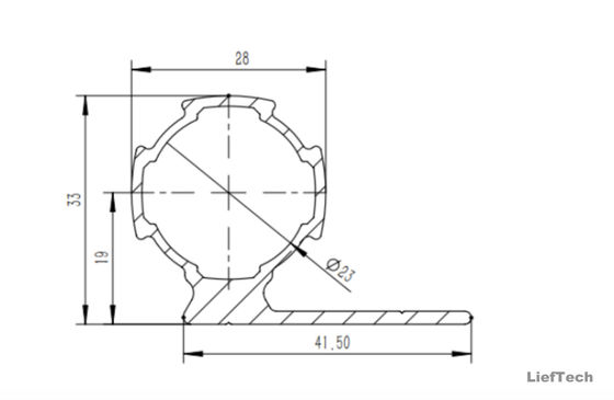1.2mm Thickness Aluminium Alloy Pipe International Standard Size