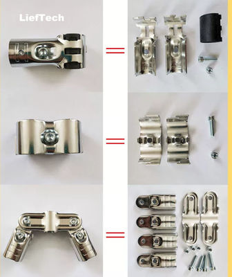 Movelable Resistant Chrome Plated Pipe Connectors H-12 Flexible
