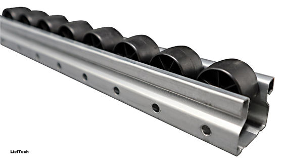 4 meter Steel Pipe Track Roller Widened wheel flow racking component