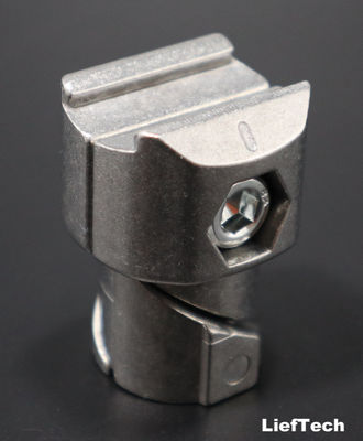 6063T5 Aluminium Pipe Connectors Screw Connection Pipe Tee Joint