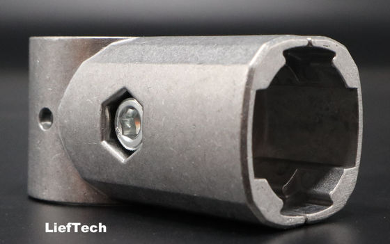 Die Casting Aluminum Alloy Lean Pipe Connector OEM T Shape Pipe Joint
