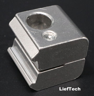 Die casting Aluminium Tube Connectors parallel rotatable joint