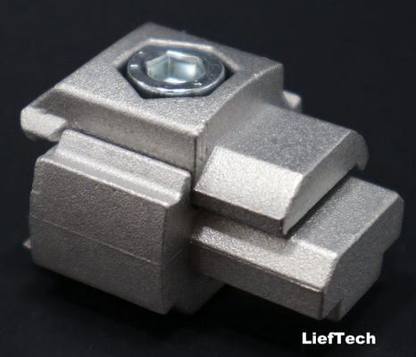 6063 T5 aluminum alloy Metal Pipe T Joint Easy assembly recyclable material