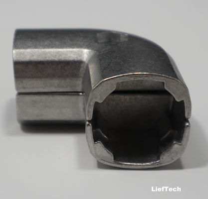 Karakuri System Connector Aluminium Tube Joints 180 Degree External Rotary