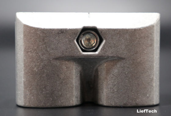 Parallel Straight External Aluminium Pipe Joint Anodized Surface