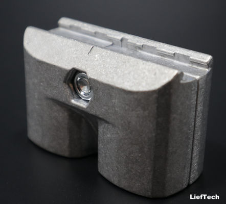 Parallel Straight External Aluminium Pipe Joint Anodized Surface