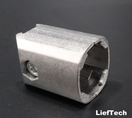 Square Alloy Aluminum T Joint T3-T8 For 28mm Aluminium Pipe