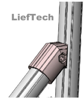 Lief Technology Lean Pipe Connector 45 Degree Joint 0.058kg/pcs