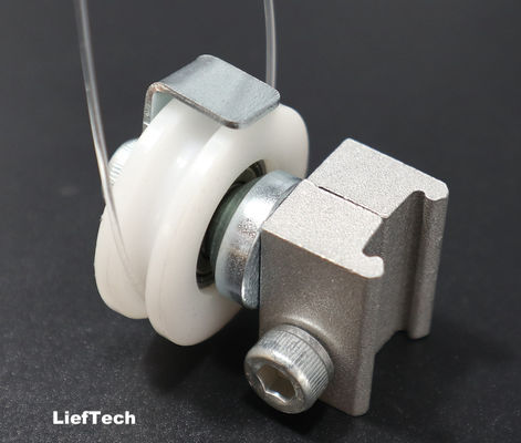 Plastic Heavy Duty U Groove Wheels Simple Installation Easy Assembly