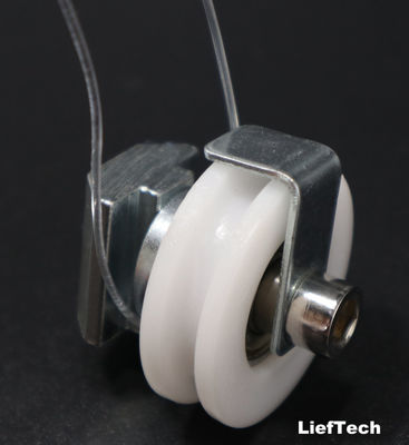 Die Casting Aluminum U Groove Pipe Wheels T Slot Profile With Slider
