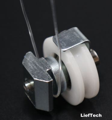Die Casting Aluminum U Groove Pipe Wheels T Slot Profile With Slider