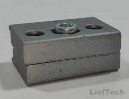 Light weight Tube Accessories Aluminum Inlay Joint  for worktable board connection