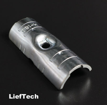 Lean Tube Metal Pipe Connector Steel Pipe Fittings 180 Degree Joint Clamps
