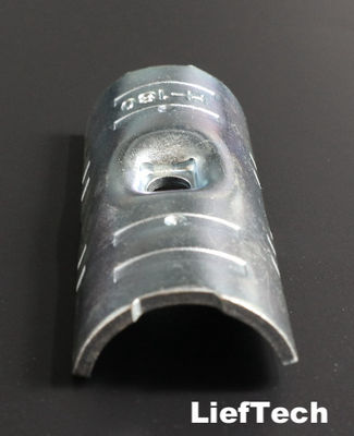 Lean Tube Metal Pipe Connector Steel Pipe Fittings 180 Degree Joint Clamps