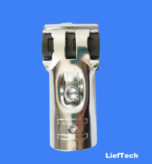 Thickness 2.5mm Chrome Plated Pipe Connectors Anti Static Tee Hinge Joint Set