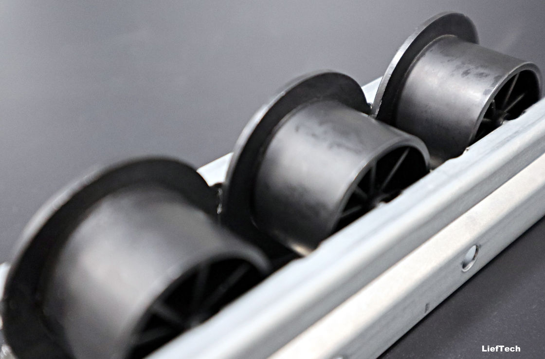 flow racking Steel Roller Track Standard Type 40 Retain Edge Wheel