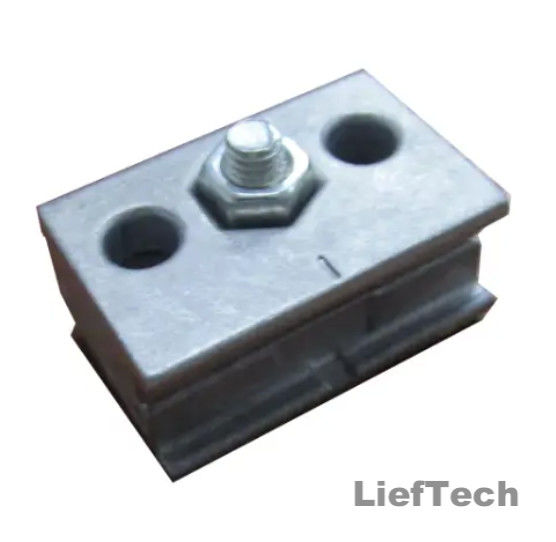 Light weight Tube Accessories Aluminum Inlay Joint  for worktable board connection